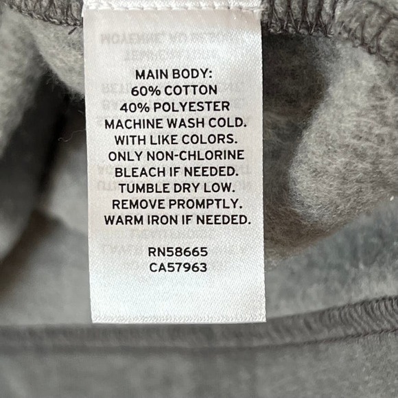 14th & Union Mens Quarter Zip Grey Long Sleeve New Pullover Sweater Medium - Picture 8 of 8